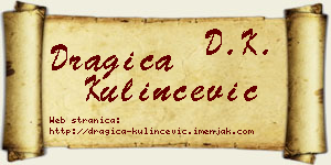 Dragica Kulinčević vizit kartica